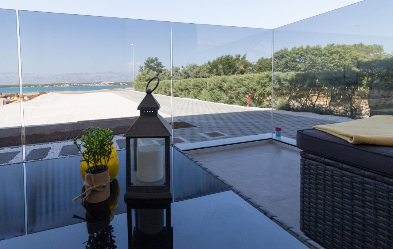 Luxury Beachfront Villa Crystal Aenona - By Ta Leut Agency Nin Eksteriør billede